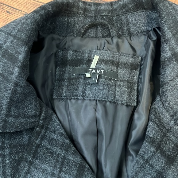 Tart plaid wool blend moto jacket - Picture 2 of 6